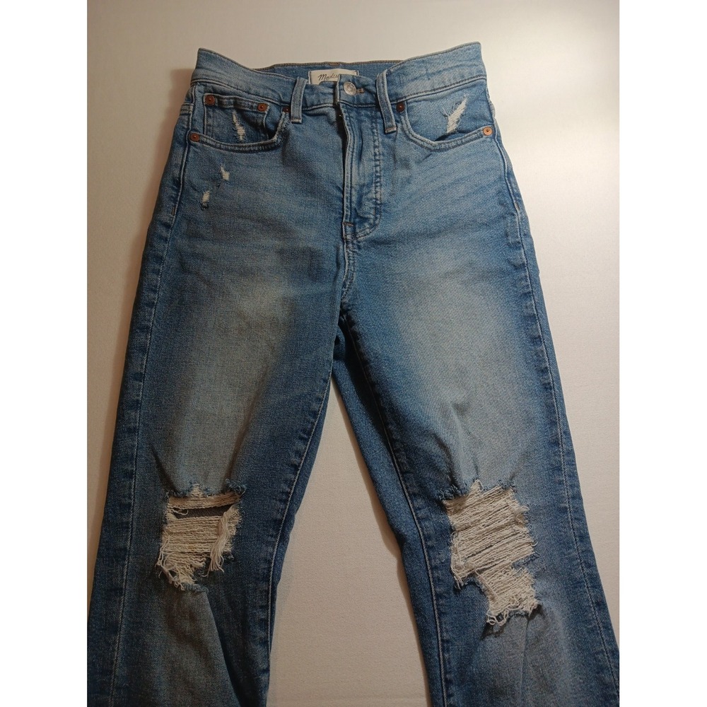 Madewell The Perfect Vintage Straight Jeans Size 24 Womens High Rise 3009